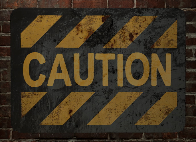 Datei:Schild Caution.jpg