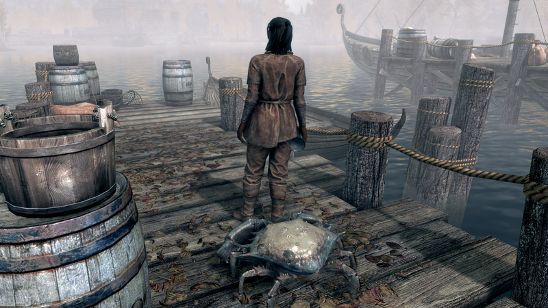 Datei:Skyrim SSE Angeln Viriyas Junge Schlammkrabbe 2.webp