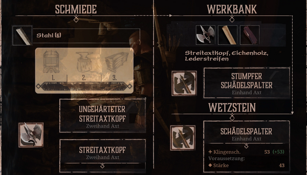 Schädelspalter schmieden