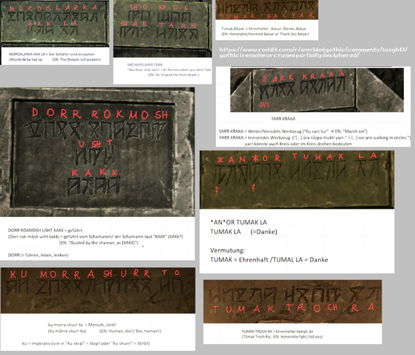 Orkschriften Beispiele