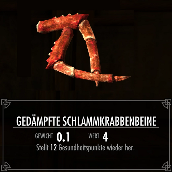 Datei:Skyrim SSE Angeln Gedämpfte Schlammkrabbenbeine.webp