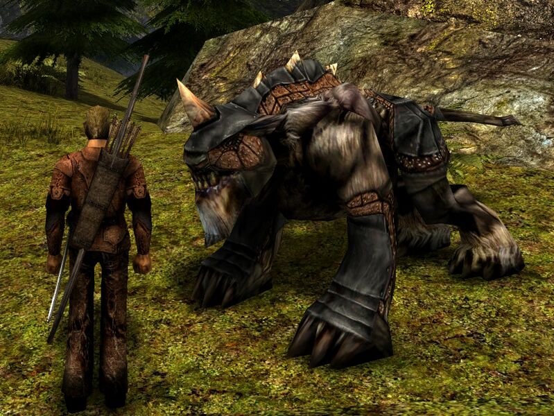 Datei:Gothic2 Nostalgic Kralle mit Rüstung.jpg