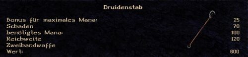 Gothic2 Nostalgic Waffe Druidenstab