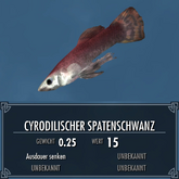 Skyrim SSE Angeln Cyrodilischer Spatenschwanz.webp